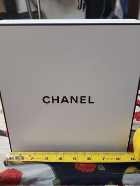 CHANEL White Box with Black Logo
